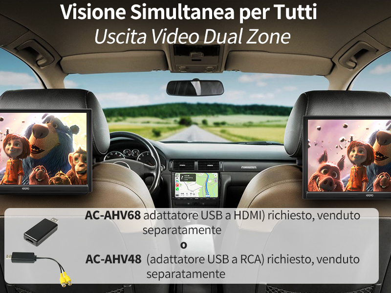 Visione Simultanea per Tutti - Uscita Video Dual Zone