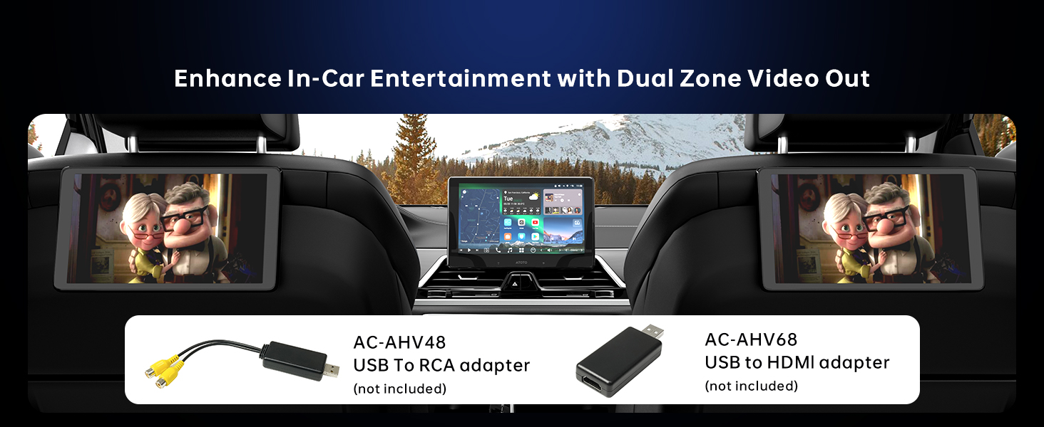 double din apple carplay android auto