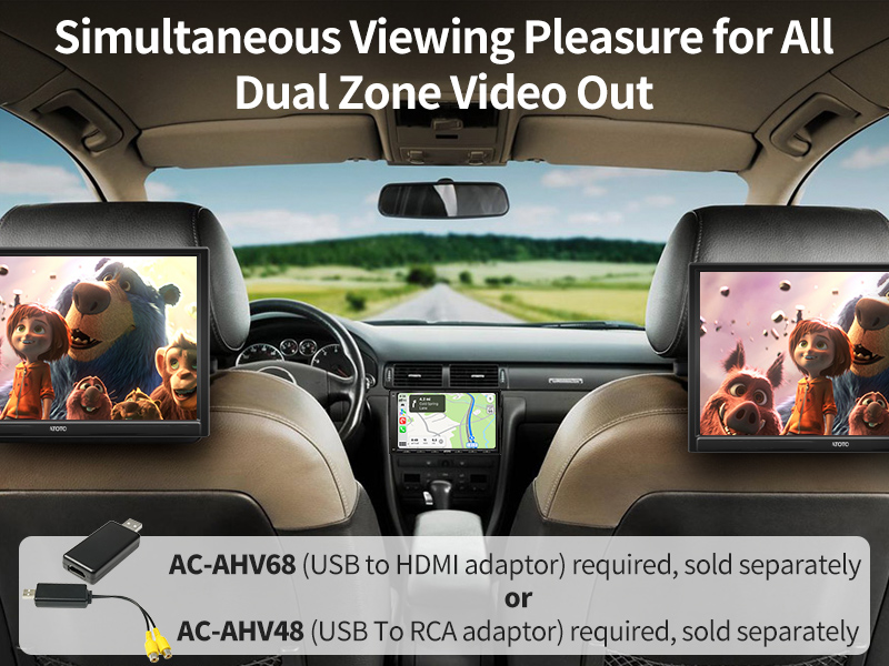 Simultaneous Viewing Pleasure for All - Dual Zone Video Out