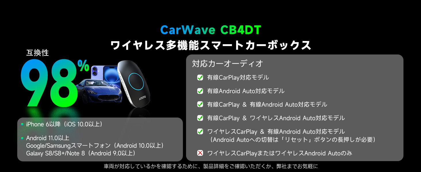 carplay ワイヤレス