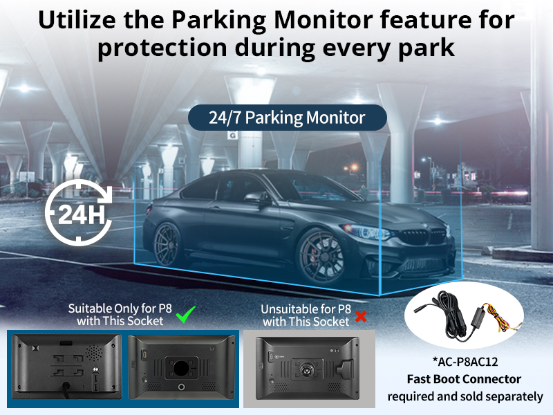 P807PR wireless apple carplay screen