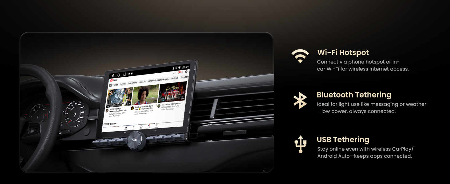 Wi-Fi, USB &amp; Bluetooth