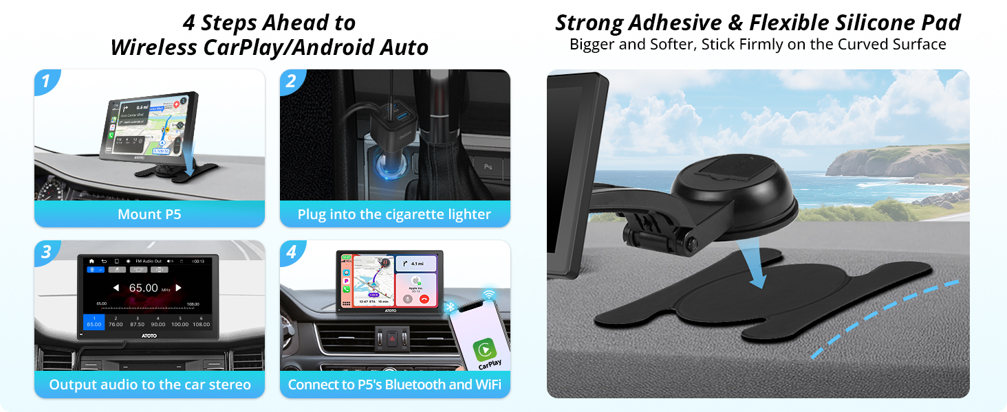 4 Steps Ahead to Wireless CarPlay/Android Auto