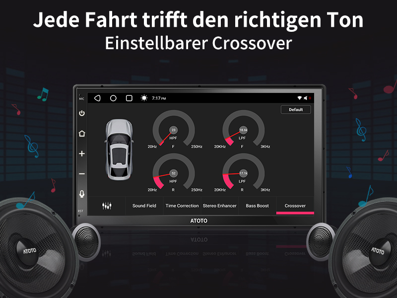 Jede Fahrt trifft den richtigen Ton - Einstellbarer Crossover