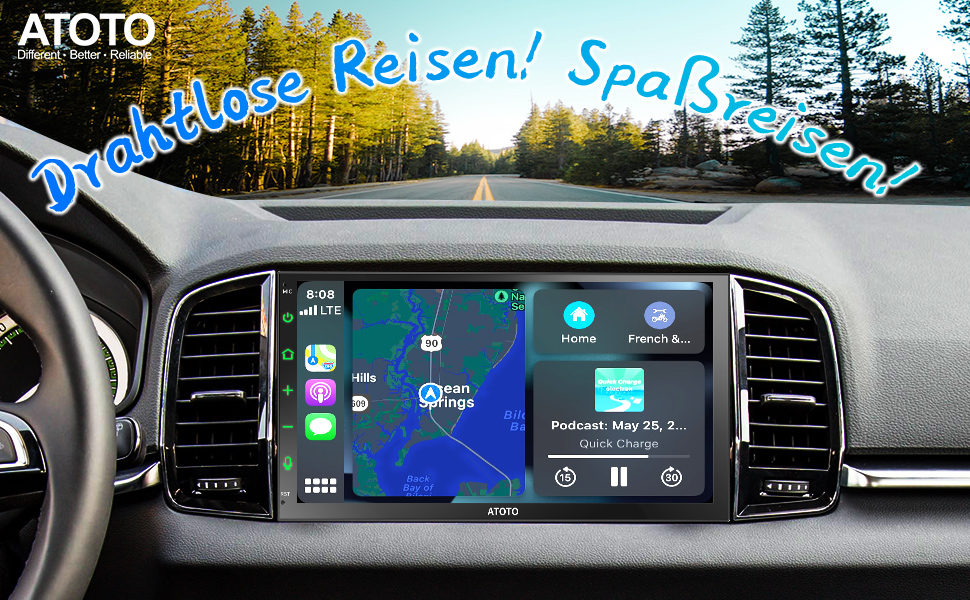 wireless car stereo