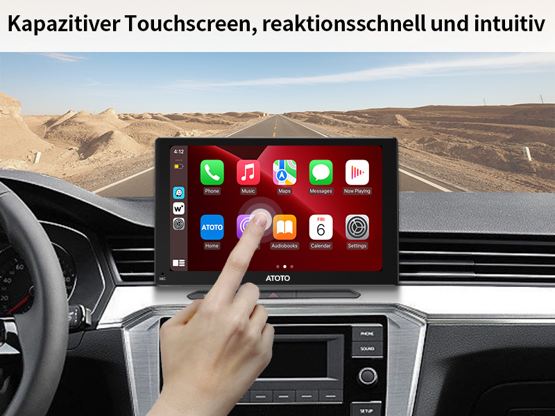 Kapazitiver Touchscreen, Reaktionsfreudig und Intuitiv