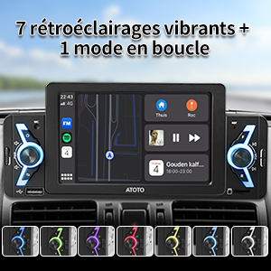 7 Rétroéclairages et 1 Boucle