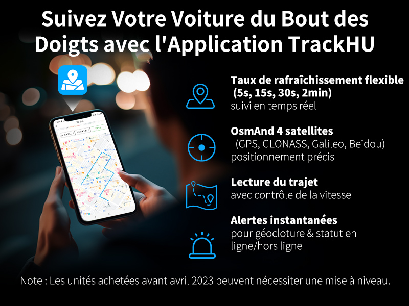 Suivez Votre Voiture du Bout des Doigts avec l&#39;Application TrackHU