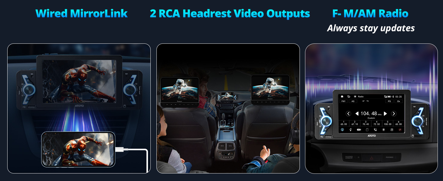  single din head unit