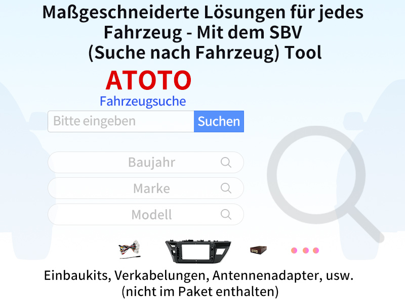 Maßgeschneiderte Lösungen für jedes Fahrzeug - Mit dem SBV (Suche nach Fahrzeug) Tool