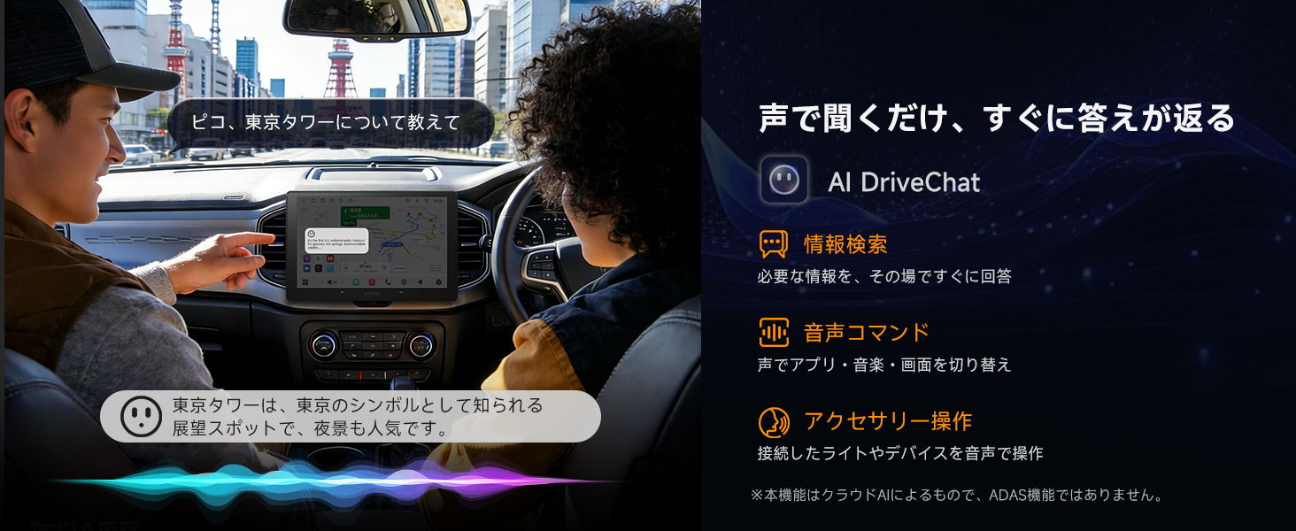 ai drivechat 音声操作