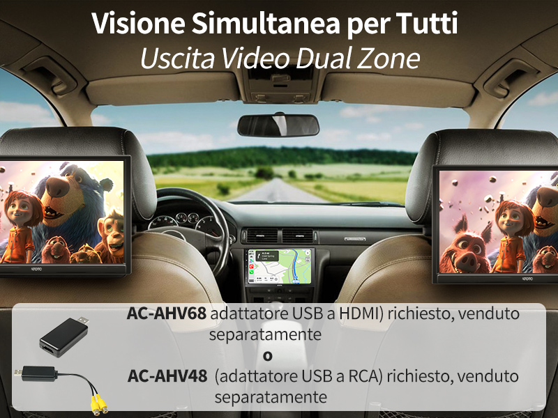 Visione Simultanea per Tutti - Uscita Video Dual Zone