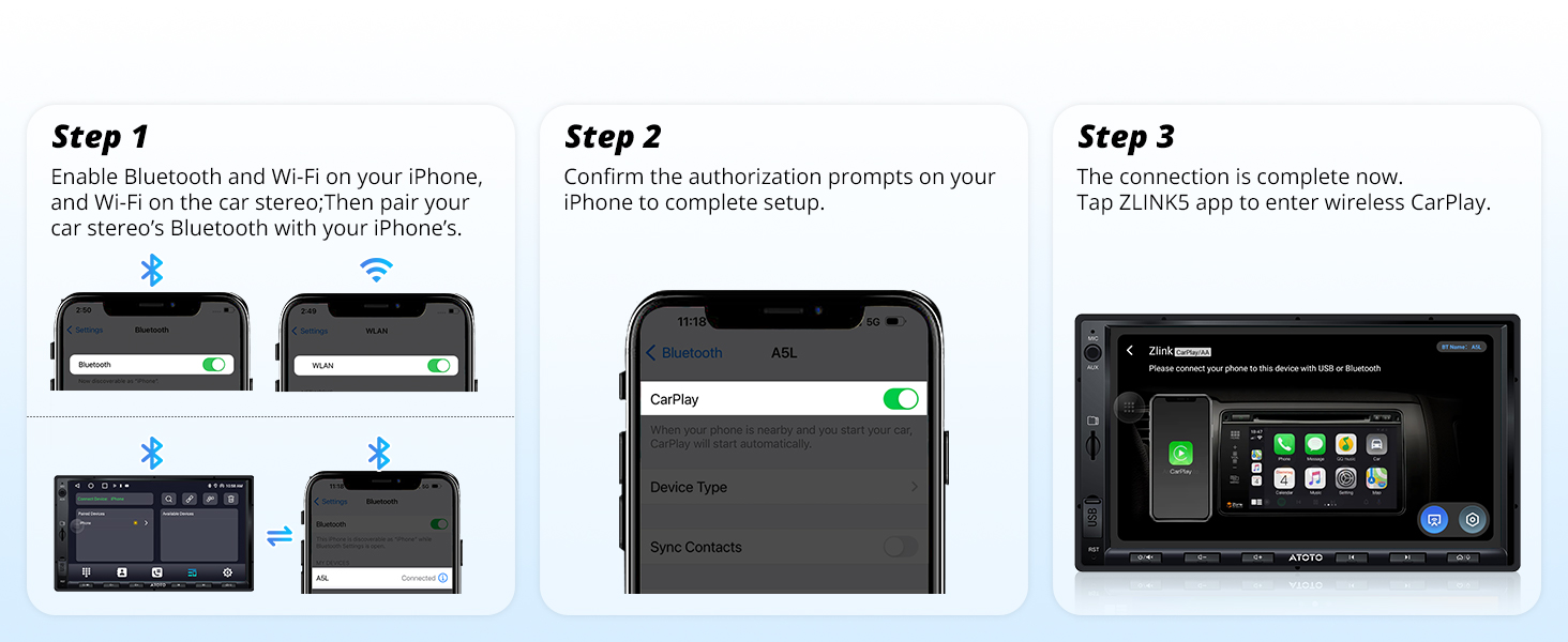 carplay screen for car