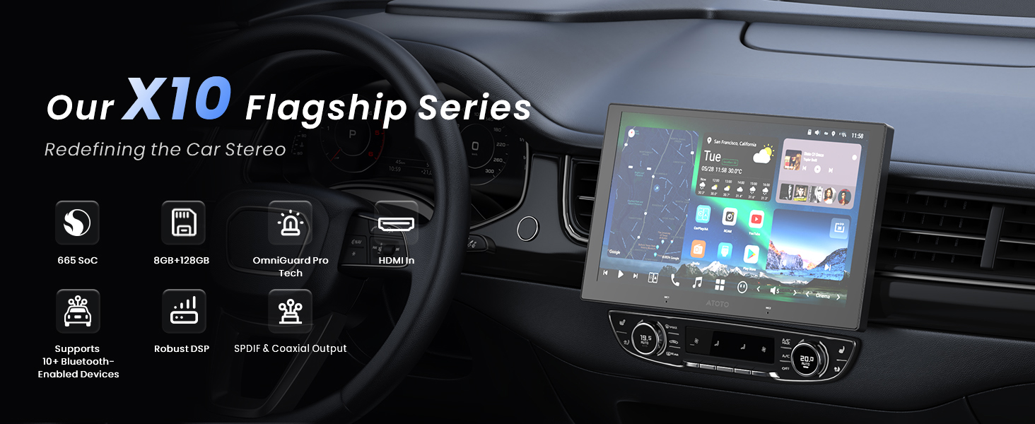X10 Flagship Car Stereo