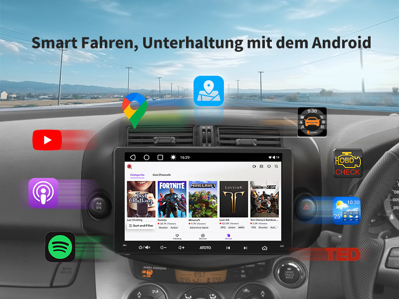 Fahren Sie Intelligent, Fahren Sie Nnterhalten mit Android