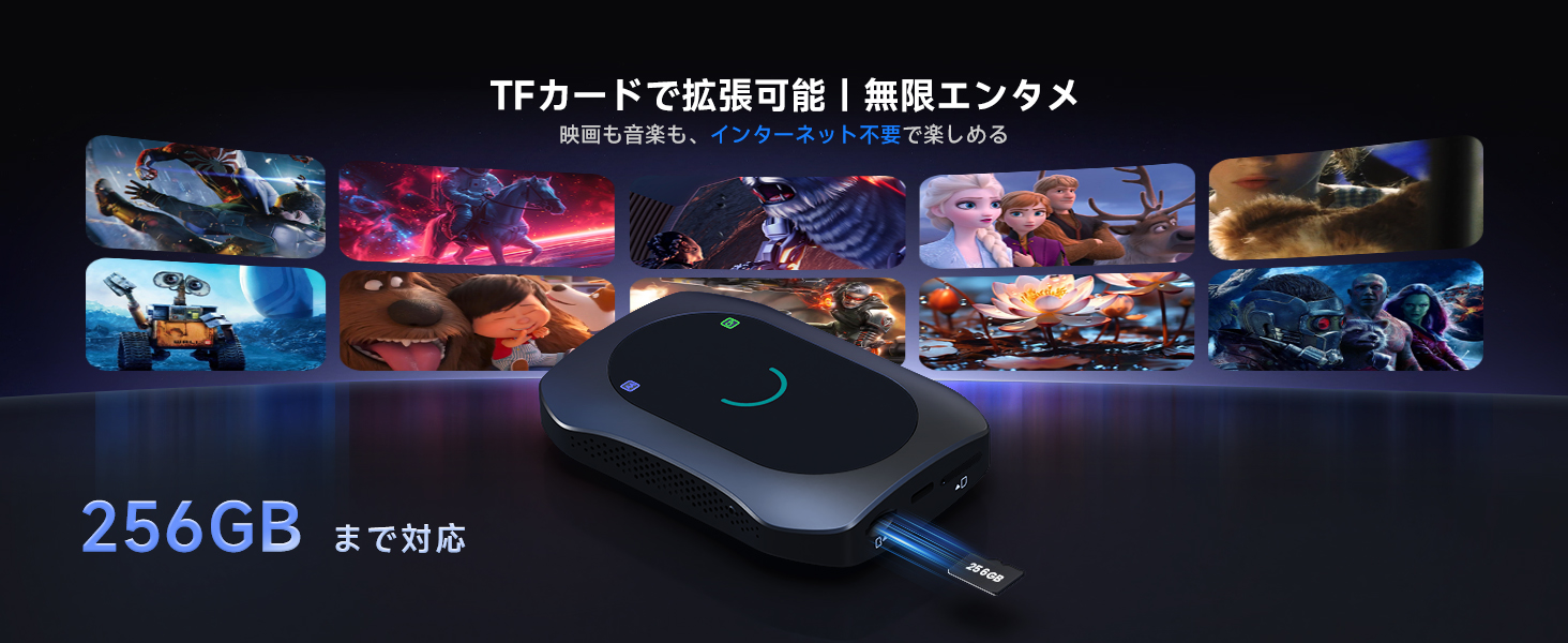 ワイヤレスCarPlay HDMI