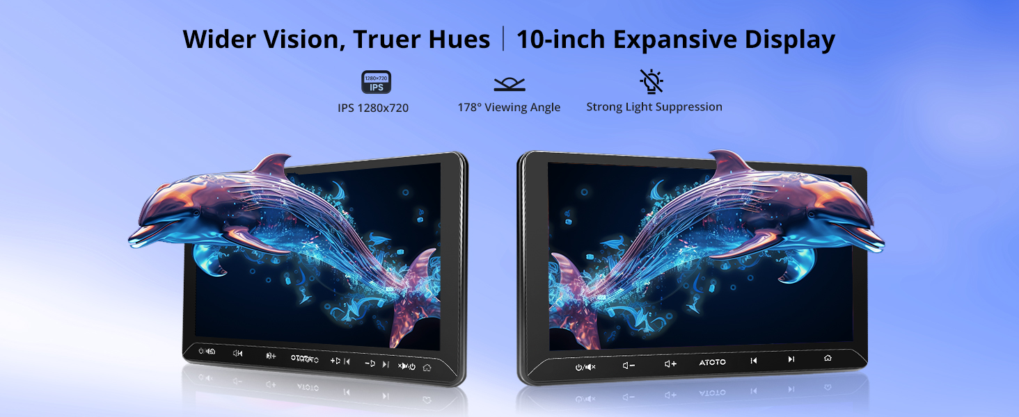 10inch large screen