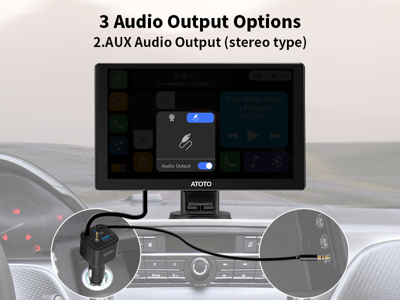 3 Audio Output Options