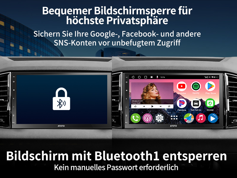 Bequemer Bildschirmsperre für höchste Privatsphäre