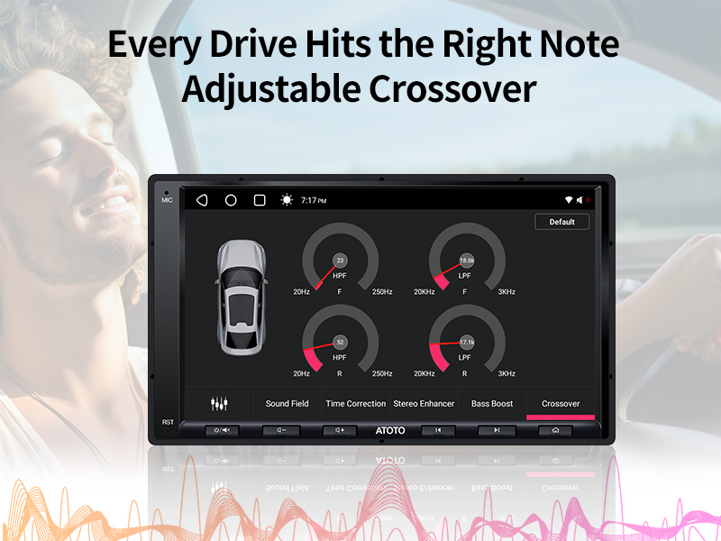 Every Drive Hits the Right Note - Adjustable Crossover