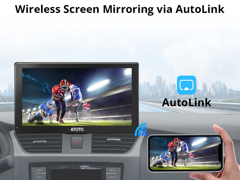 P807PR wireless portable carplay screen