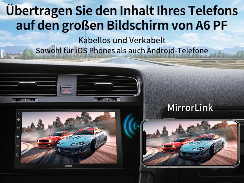 Übertragen Sie den Inhalt Ihres Telefons auf den großen Bildschirm von A6 PF