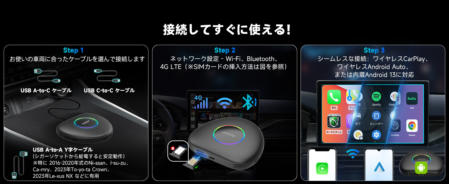 簡単取付・自分好みにUIカスタマイズ可能