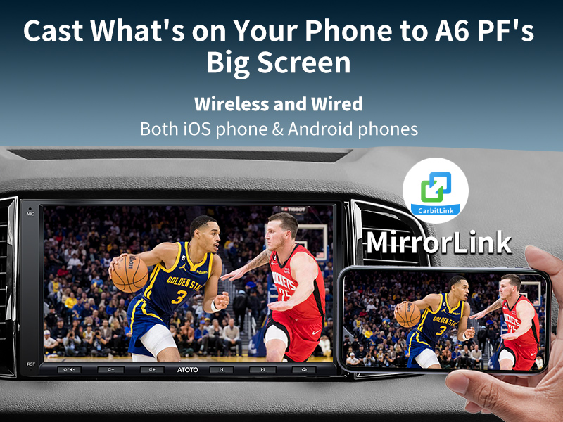 Cast What's on Your Phone to A6 PF's Big Screen