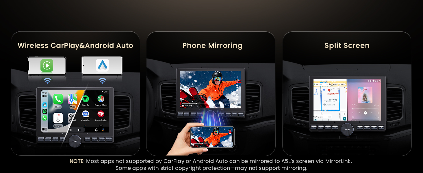 Wireless, Mirror &amp; Multi-View