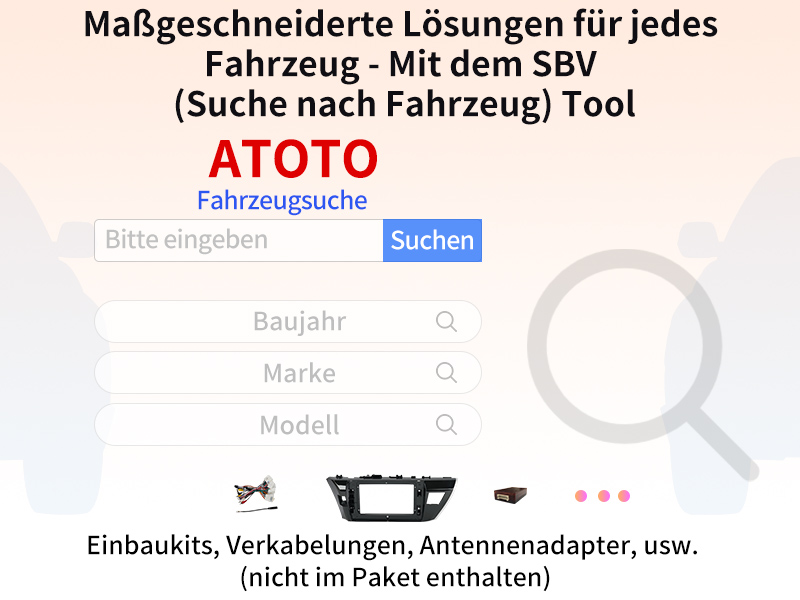Maßgeschneiderte Lösungen für jedes Fahrzeug - Mit dem SBV (Suche nach Fahrzeug) Tool
