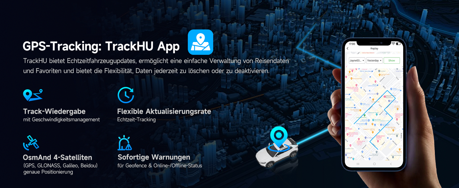 Selbstentwickelt TrackHU