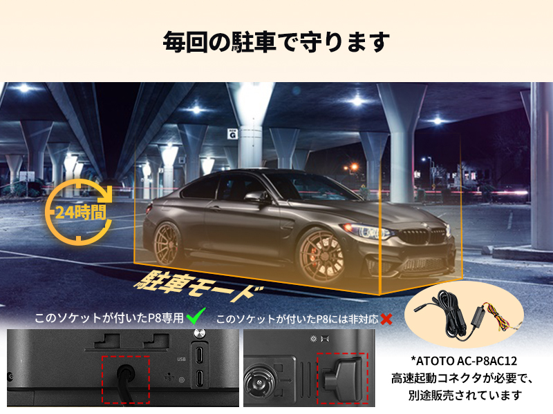 毎回の駐車で守ります