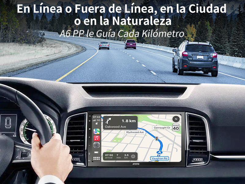 En línea o no, calles o senderos - A6 PF te guía en cada milla