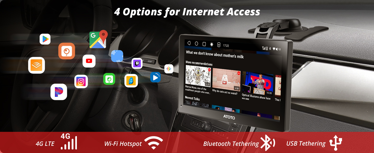 4 options for ineternet access