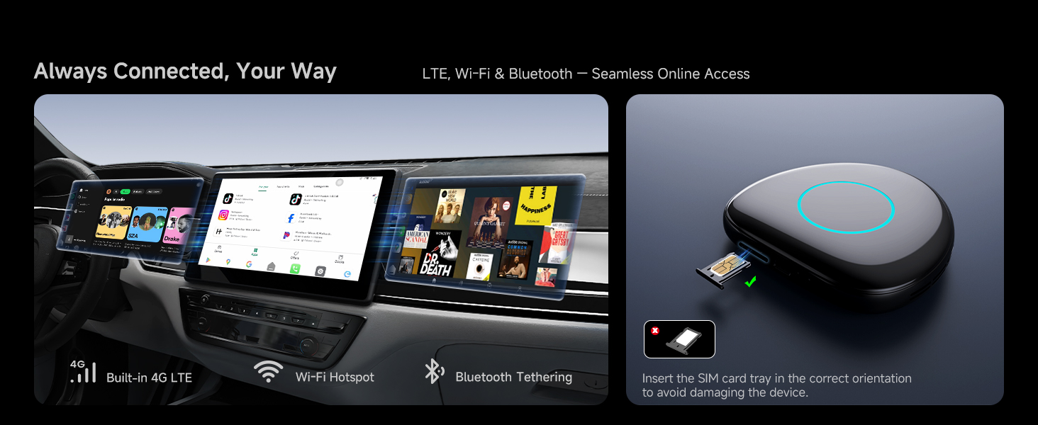 Series of connected interface screens showing mobile app or website navigation elements with dark theme. Multiple panels demonstrate user interaction flow and menu options.