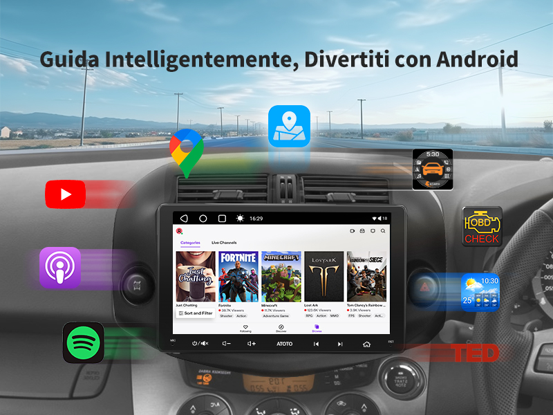 Guida Intelligentemente, Divertiti con Android