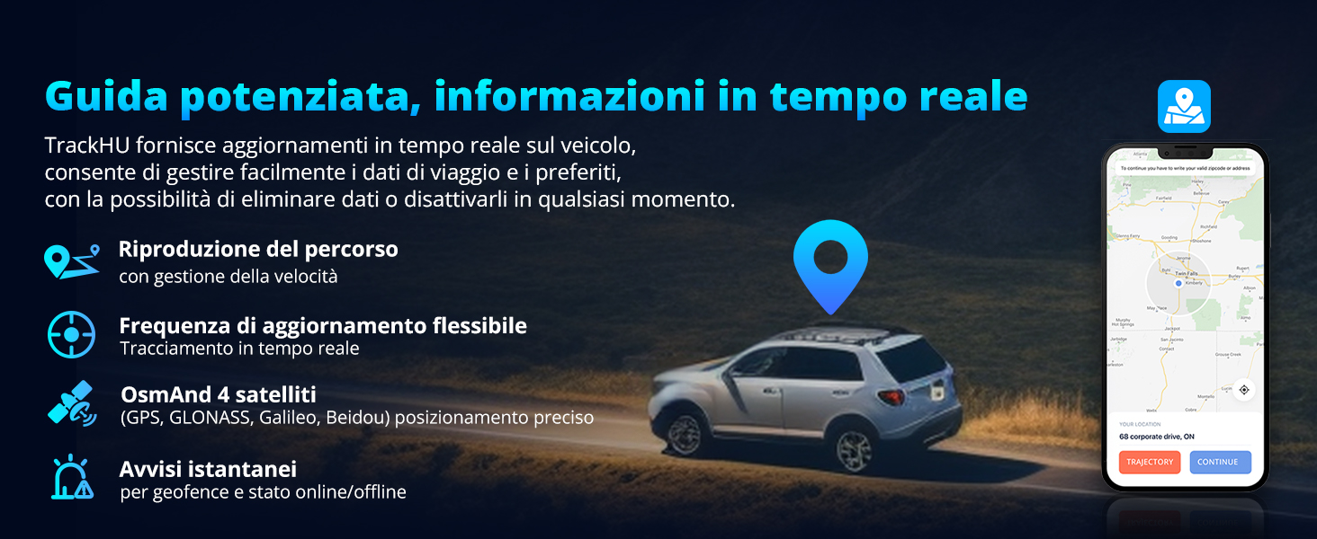 Tracciamento GPS