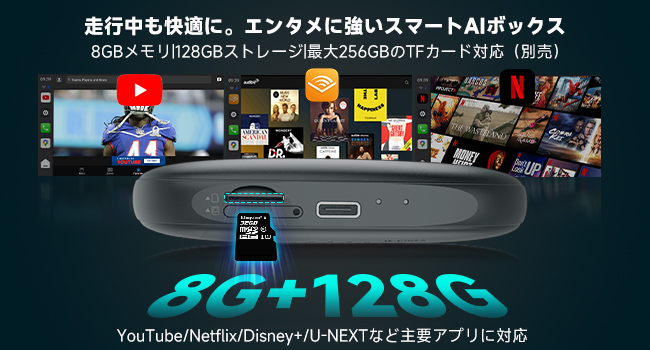 超スムーズなカーエンターテインメント