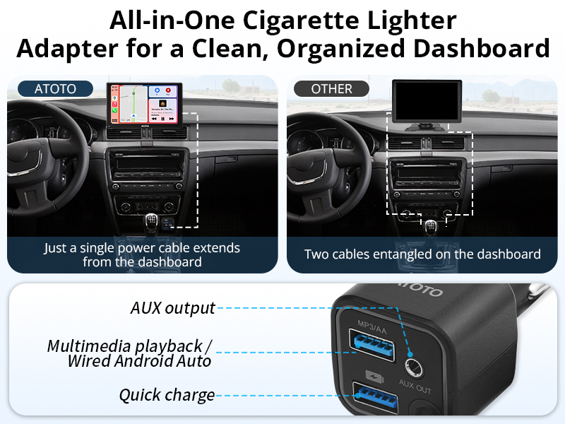 carplay screen for car with backup camera