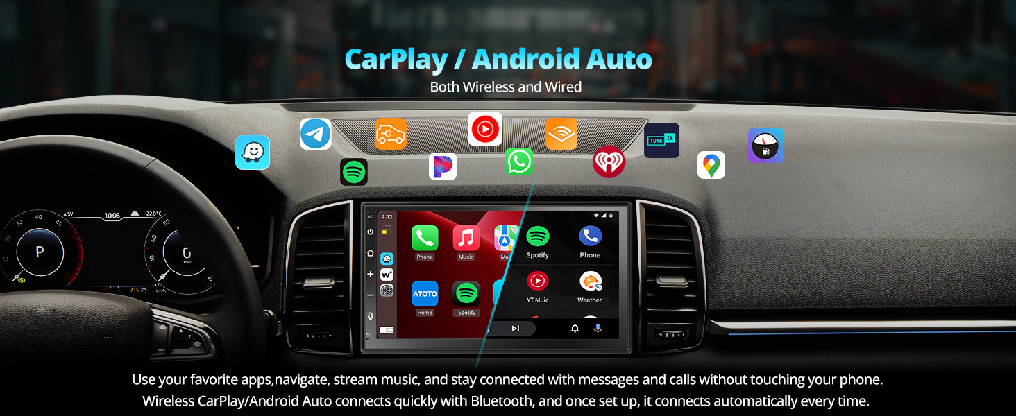 Android Double DIN Car Stereo