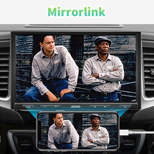 AutoLink (MirrorLink) allows you to cast what's displayed on your smartphone to F7's big screen