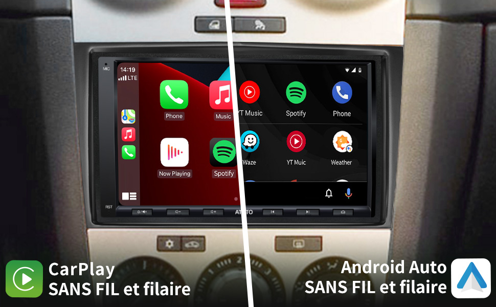 CarPlay et Android Auto