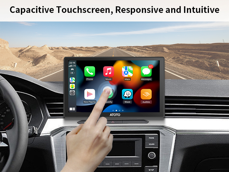 5-touch on-cell capacitive touchscreen