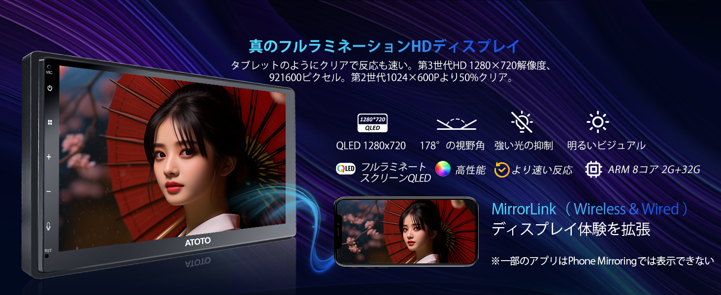 ディスプレイオーディオ 2din