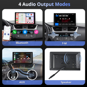 wireless car play, touch screen car stereo, bluetooth car stereo