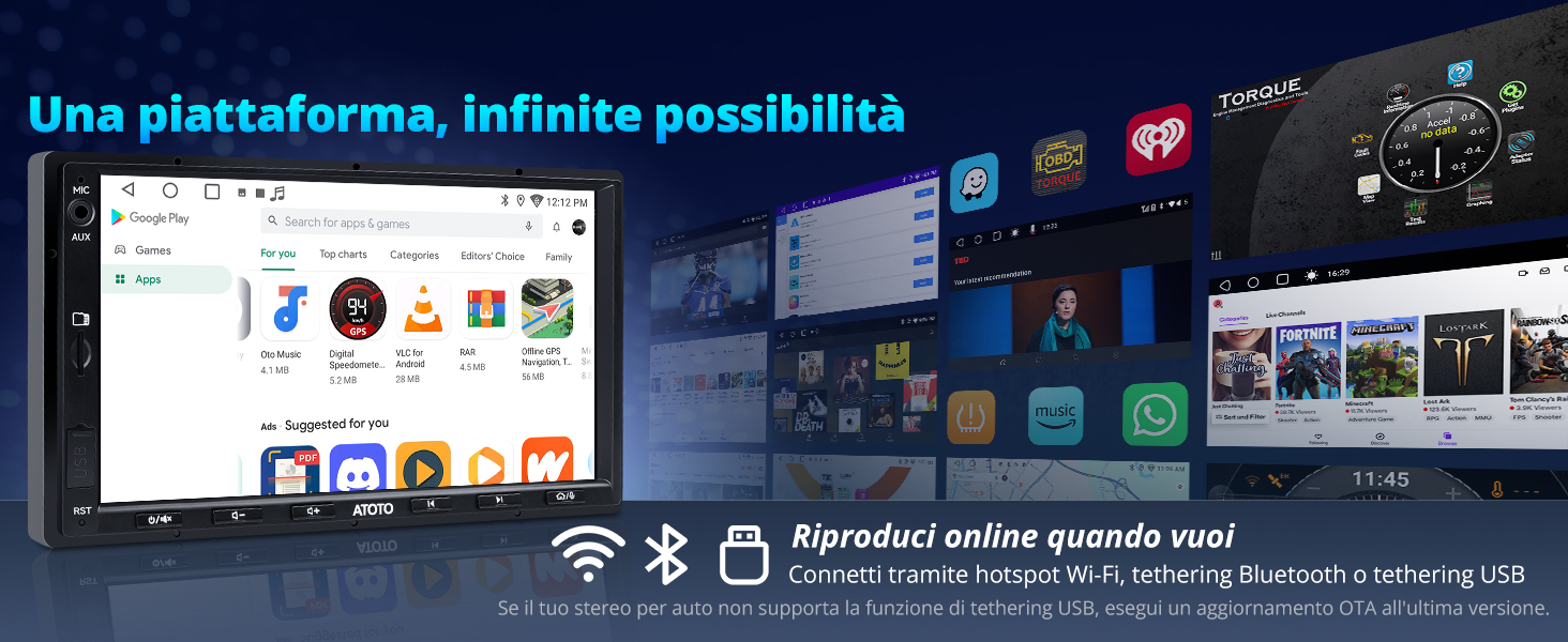 autoradio android 2 din