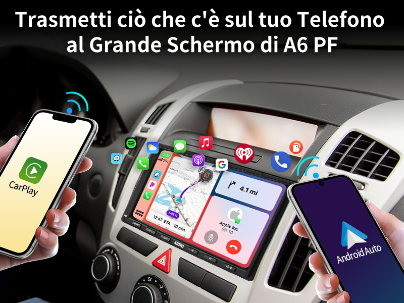 Trasmetti ciò che c'è sul tuo Telefono al Grande Schermo di A6 PF