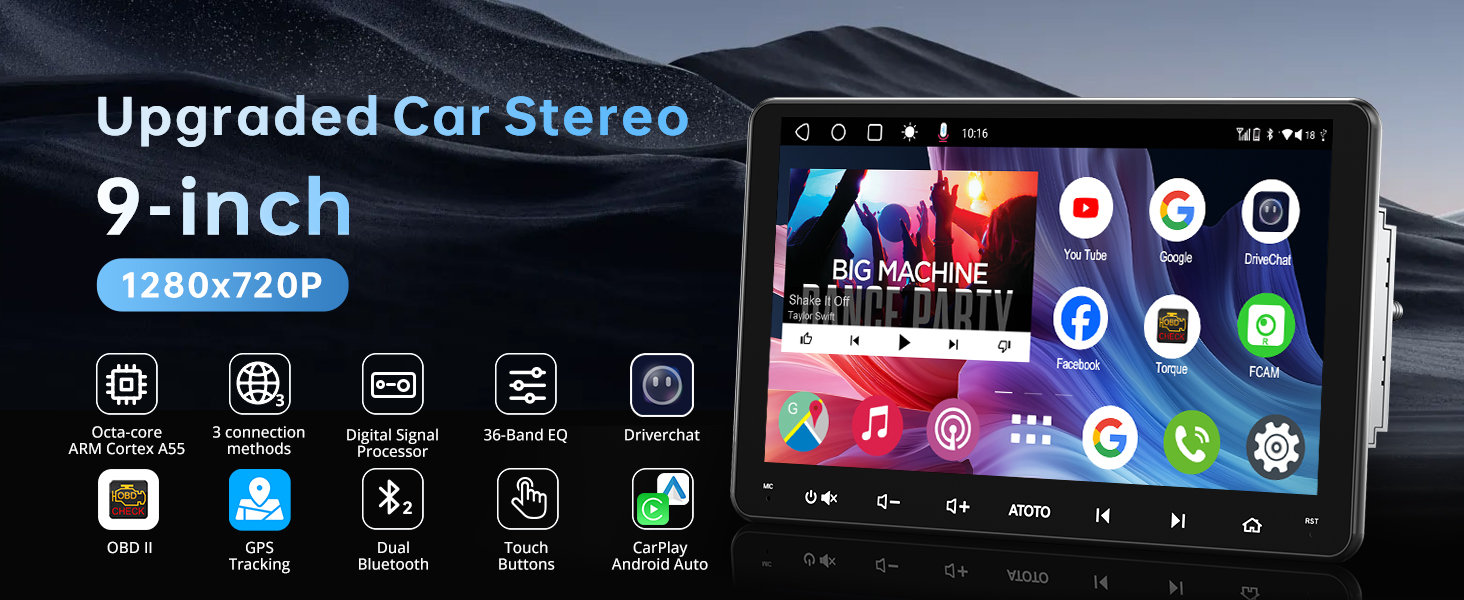 double din android car stereo