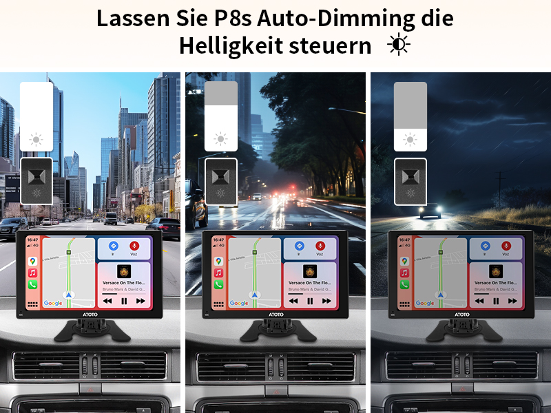 Lassen Sie P8s automatische Dimmung die Helligkeit steuern