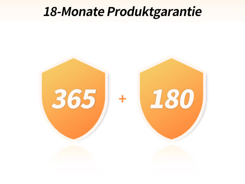 18-Monate Produktpflege